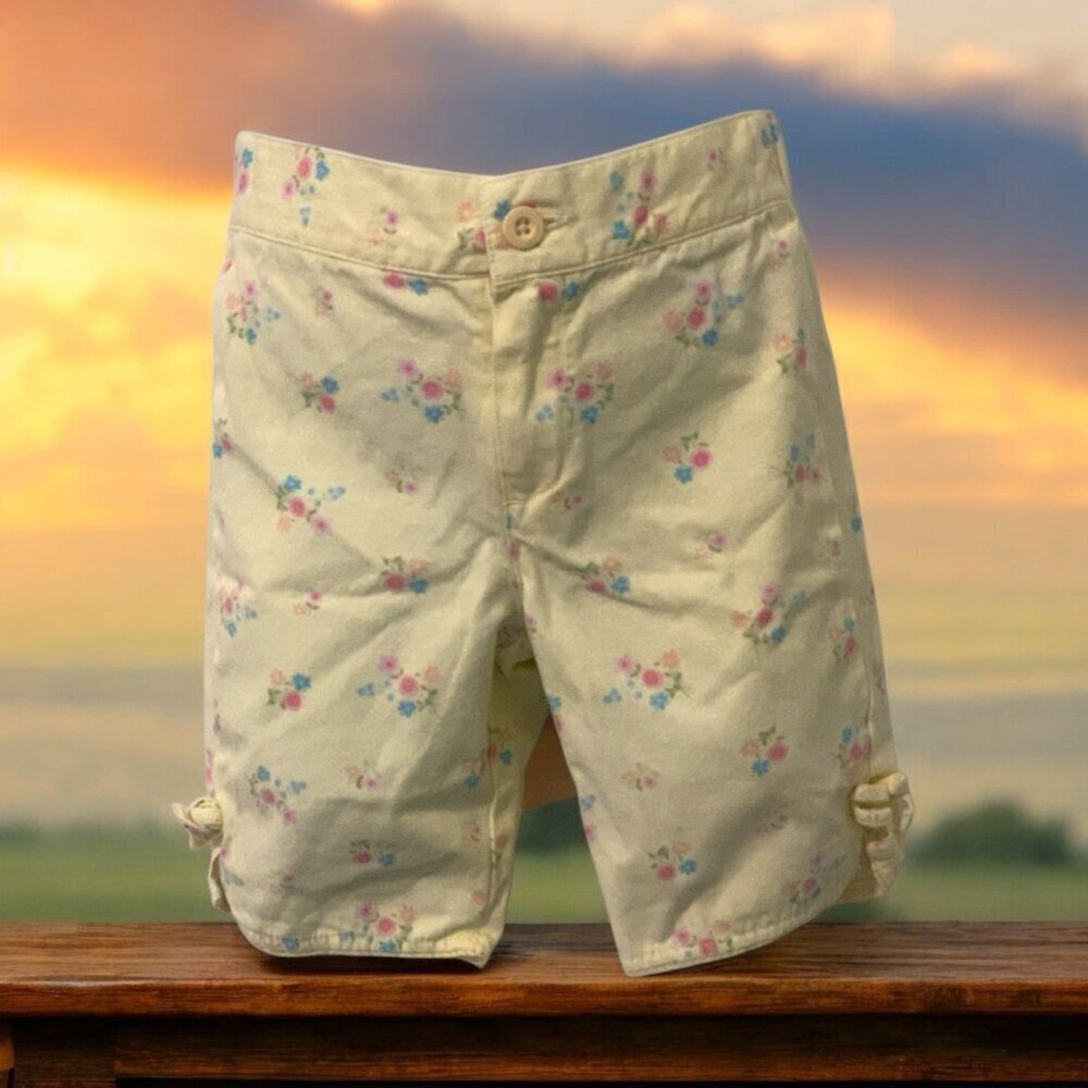 Carters Baby Girls Floral Pull On Shorts Romper Size 12M Multicolor 2 Items - Picture 4 of 16